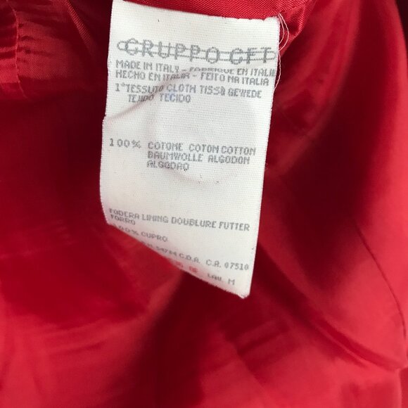 Giorgio Armani Red Blazer Jacket Womens 8 - Picture 5 of 11